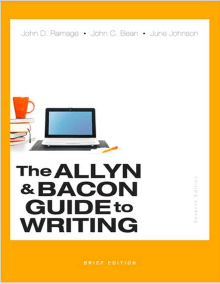 The Allyn Bacon Guide To Writing 7Th