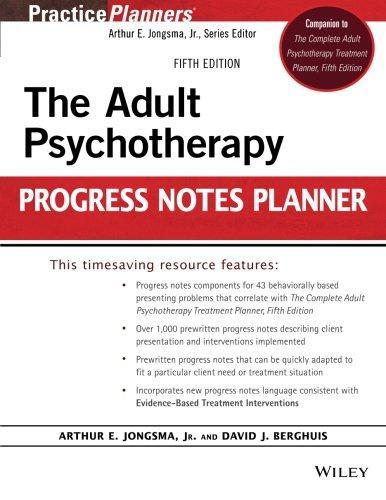 The Adult Psychotherapy Progress Notes Planner 5Th