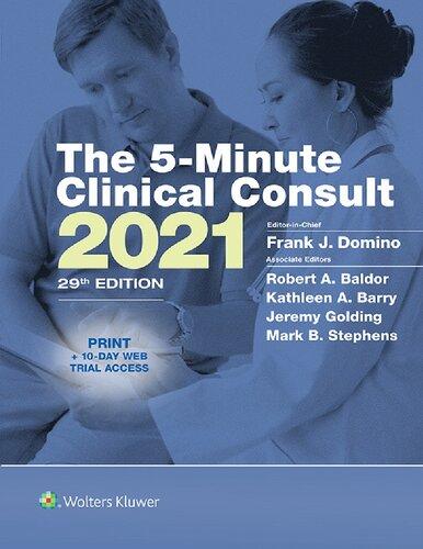 The 5 Minute Clinical Consult 2021 29Th