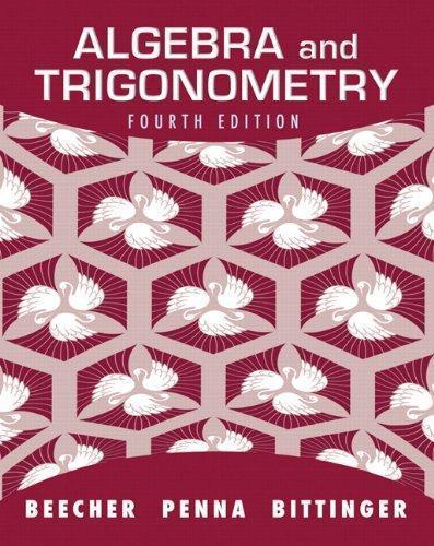 Algebra And Trigonometry 4Th