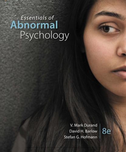 Essentials Of Abnormal Psychology 8Th
