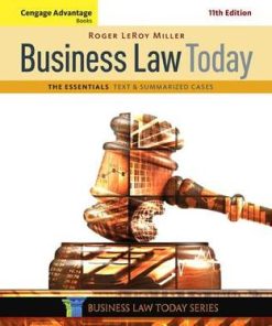 Business Law Today The Essentials 11th