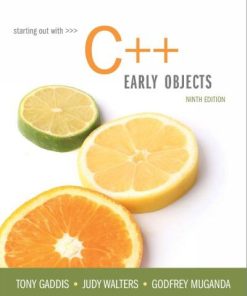 Starting Out With C Early Object 9Th