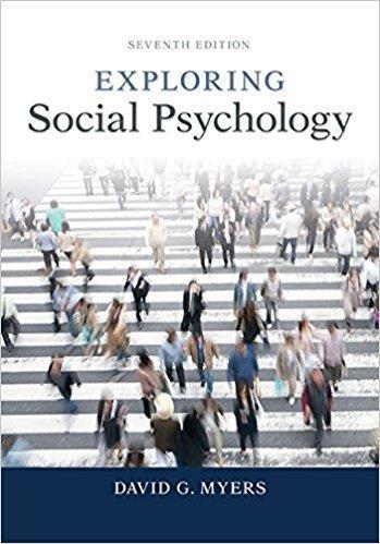 Exploring Social Psychology 7Th
