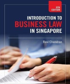 Introduction To Business Law In Singapore 6Th