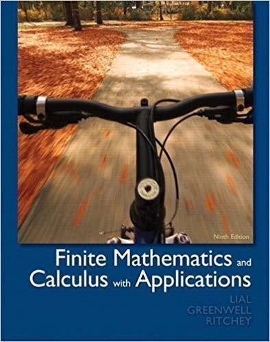 Finite Mathematics And Calculus With Applications 9Th