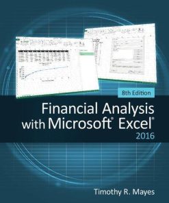 Financial Analysis With Microsoft Excel 8Th