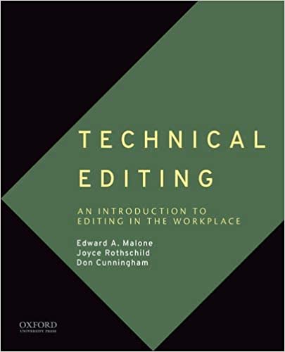 Technical Editing An Introduction to Editing in the Workplace