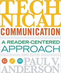 Technical Communication 9th by Paul V Anderson