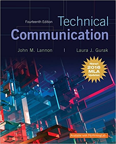 Technical Communication 14th by John M Lannon