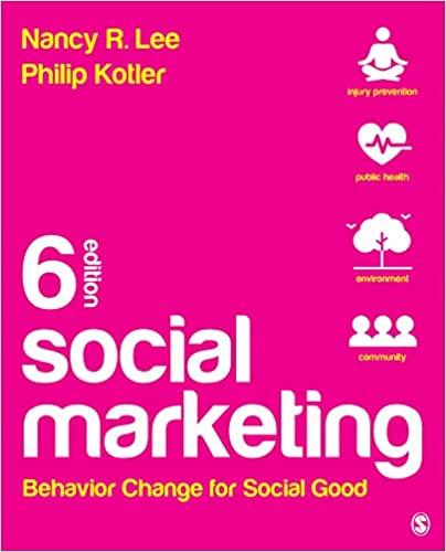 Social Marketing Behavior Change For Social Good 6Th