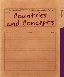 Countries And Concepts Politics Geography Culture 12Th