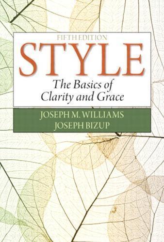 Style The Basics Of Clarity And Grace 5Th