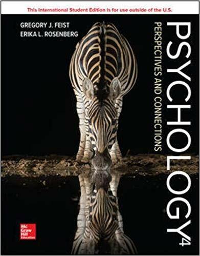 Psychology Perspectives And Connections 4th