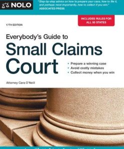 Everybodys Guide To Small Claims Court 17Th