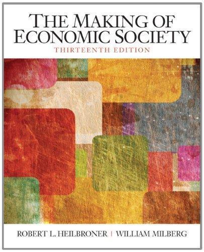The Making Of Economic Society 13Th