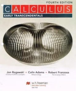 Calculus Early Transcendentals 4Th