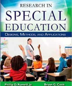 Research In Special Education Designs Methods And Applications 2Nd