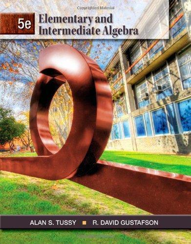 Elementary And Intermediate Algebra 5Th