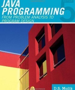 Java Programming From Problem Analysis To Program Design 5Th