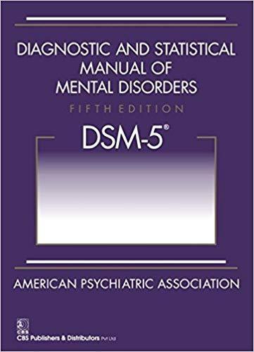 Diagnostic And Statistical Manual Of Mental Disorders 5Th Dsm 5