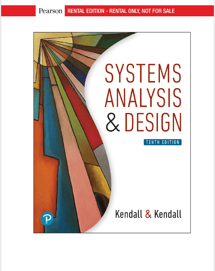 Systems Analysis and Design 10th by Kenneth E Kendall