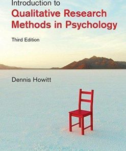 Introduction To Qualitative Research Methods In Psychology 3Rd