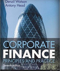 Corporate Finance Principles Practice 7Th Ed 7Th