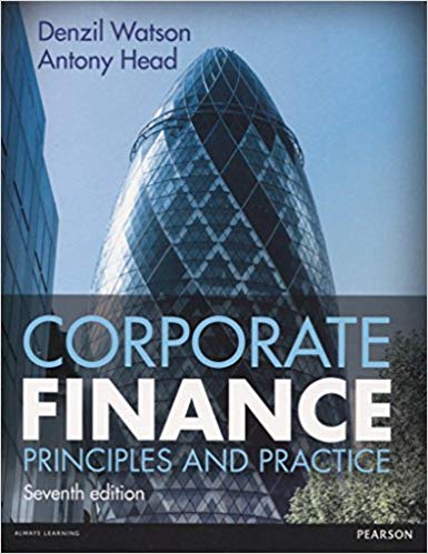Corporate Finance Principles Practice 7Th Ed 7Th