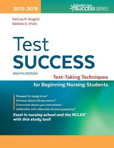 Test Success Test Taking Techniques For Beginning Nursing Students 8th