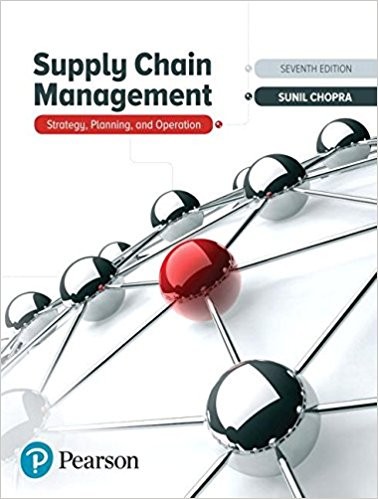 Supply Chain Management Strategy Planning and Operation 7th