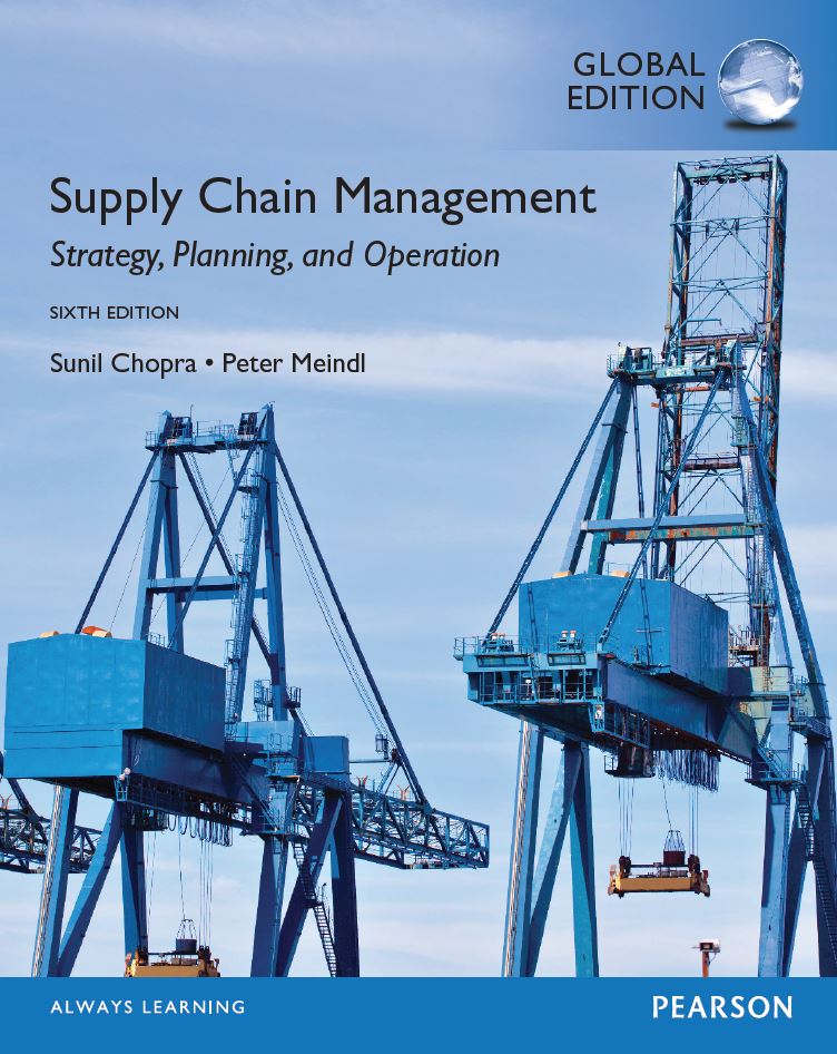 Supply Chain Management 6th 6E Sunil Chopra