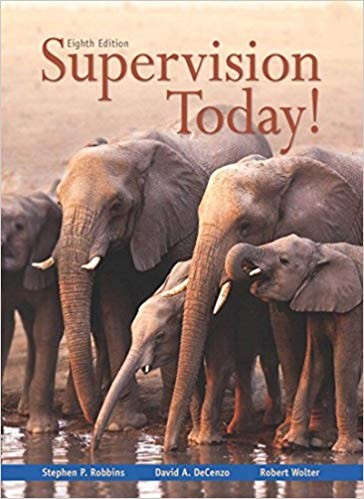 Supervision Today 8th by Stephen P Robbins