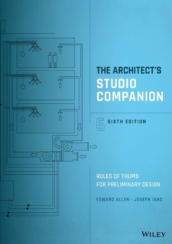 The Architects Studio Companion Rules of Thumb for Preliminary Design
