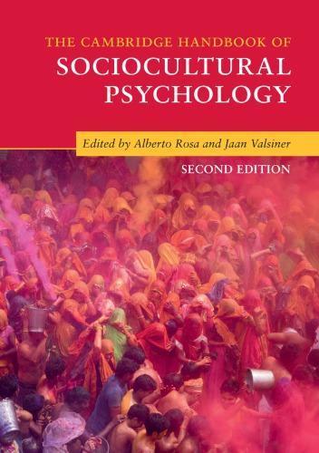 Cambridge Handbook Of Sociocultural Psychology 2Nd