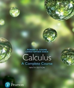 Calculus A Complete Course 9Th