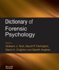 Dictionary Of Forensic Psychology