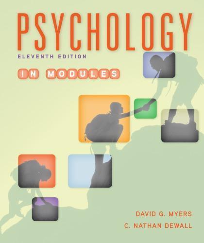 Psychology in Modules 11th