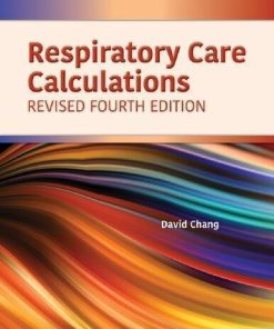 Respiratory Care Calculations Revised 4Th