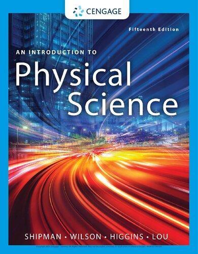 An Introduction To Physical Science 15th James Shipman