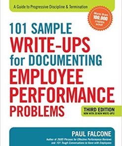 101 Sample Write Ups For Documenting Employee Performance Problems 3Rd
