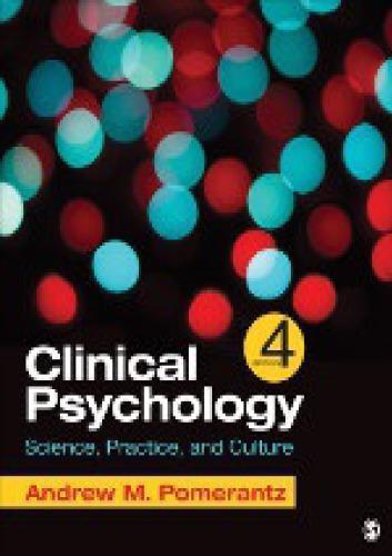 Clinical Psychology Science Practice And Culture 4Th