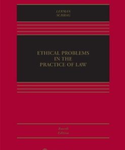 Ethical Problems In The Practice Of Law 4Th