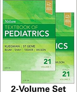 Nelson Textbook Of Pediatrics 2 Volume Set 21St