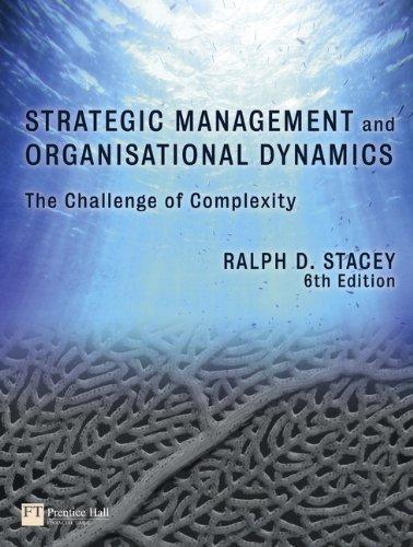 Strategic Management And Organisational Dynamics The Challenge Of Complexity 6Th