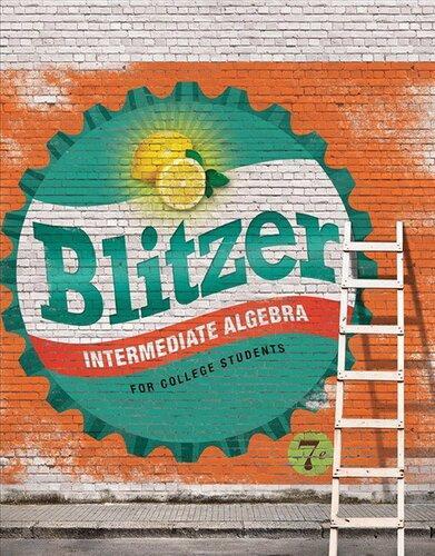 Intermediate Algebra For College Students Robert F Blitzer 7Th