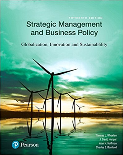 Strategic Management and Business Policy 15th
