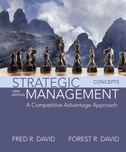 Strategic Management 16th 16E Fred David