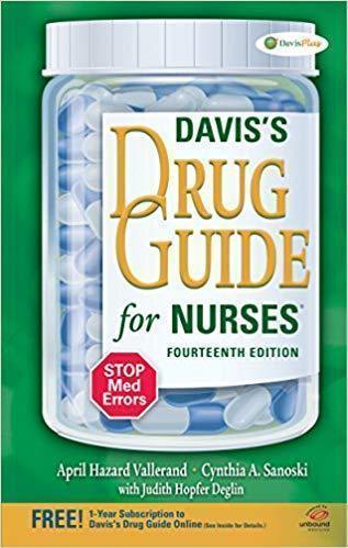 Daviss Drug Guide For Nurses 14Th