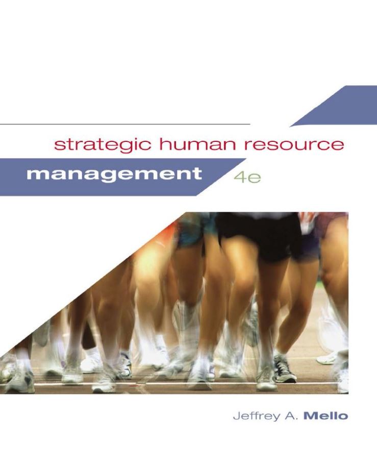 Strategic Human Resource Management 4th 4E